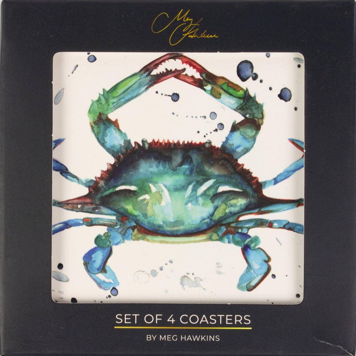 Meg Hawkins Coastal Creatures Coasters (Set of 4) - Image 2