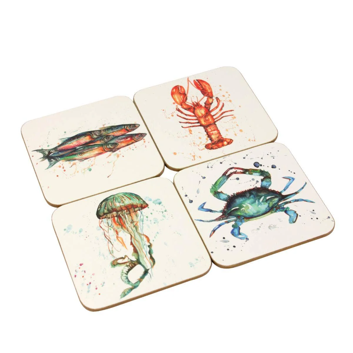 Meg Hawkins Coastal Creatures Coasters (Set of 4) - Image 7
