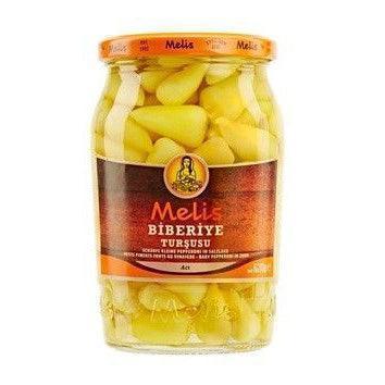Melis Pickled Hot Baby Pepper - Biberiye (720ml)