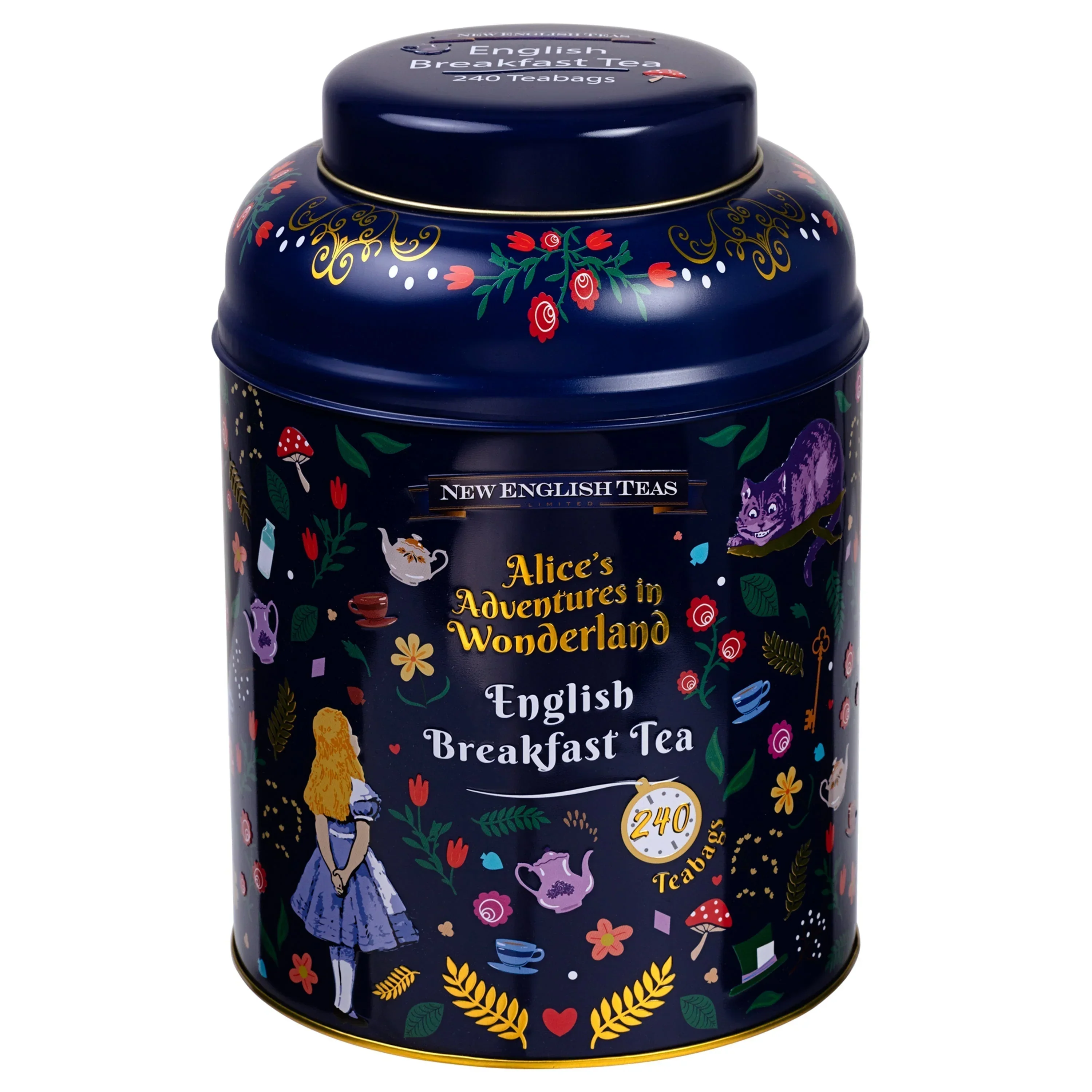 New English Teas Alice's In Wonderland Deluxe Tea Caddy