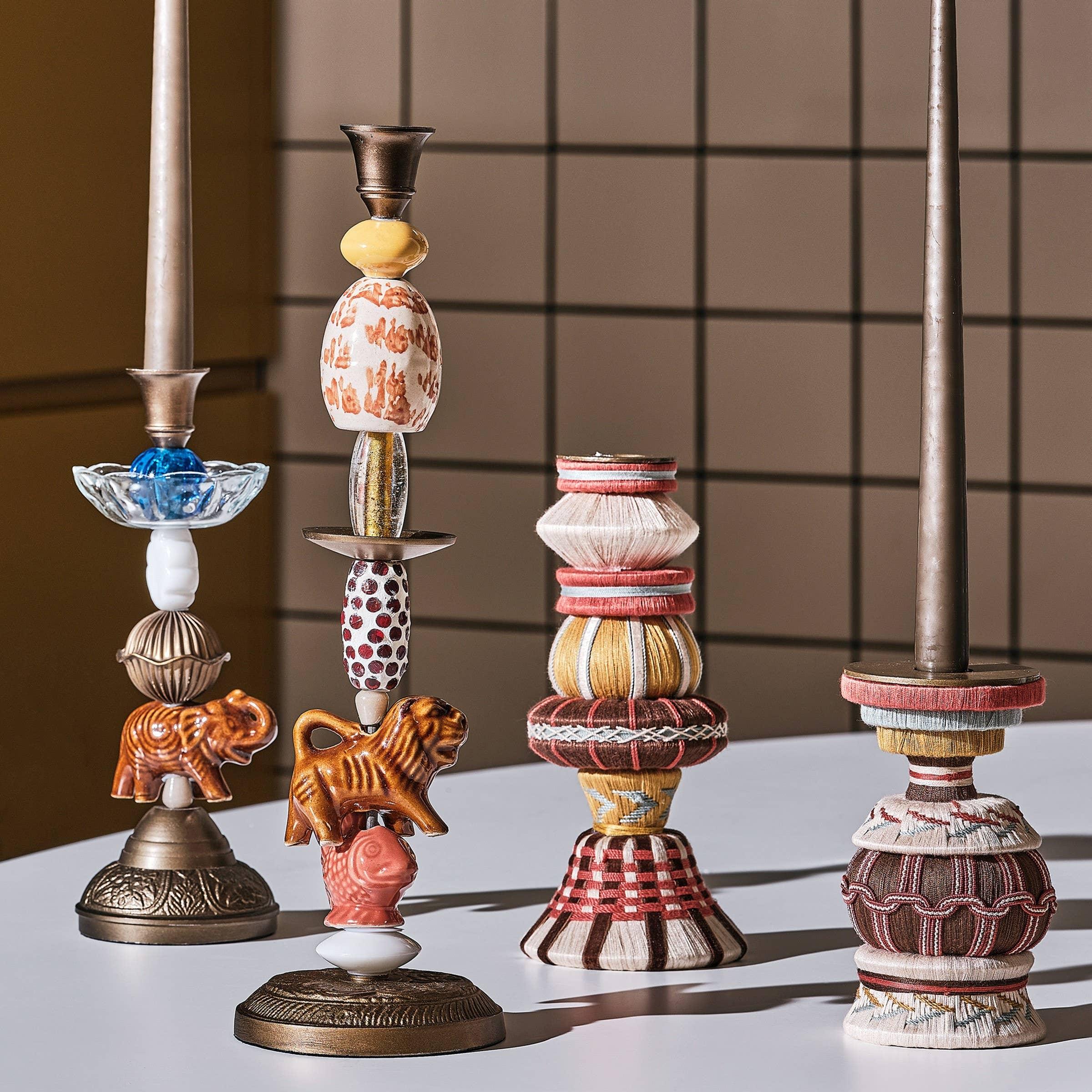 Miho - Artisan Ceramic Candlestick - The King - Image 3