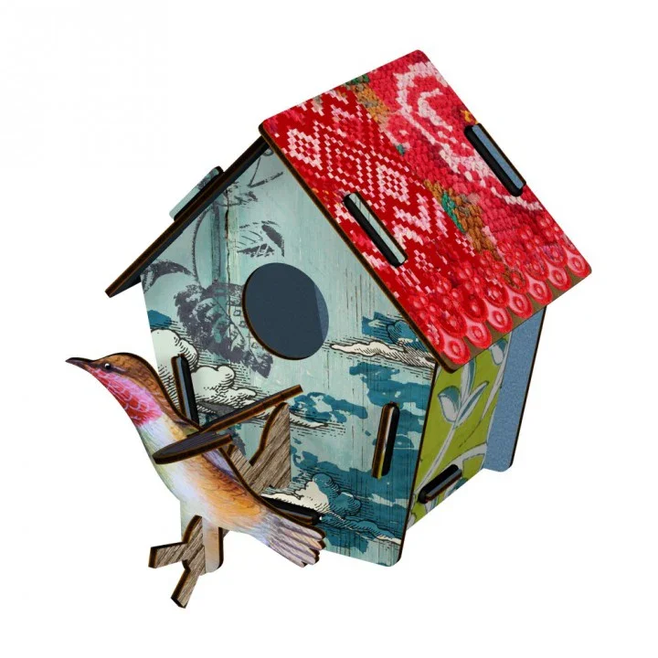 Miho - Decorative Birdhouse (Small) - Takeoff - Image 2