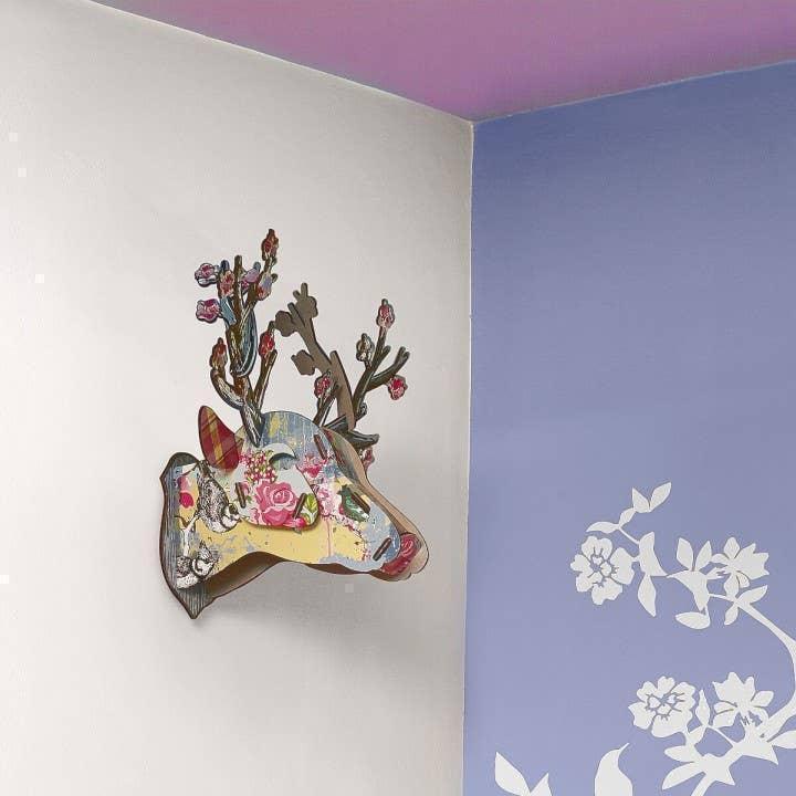 Miho - Eco Deer Head (medium) - Blossom - Image 2