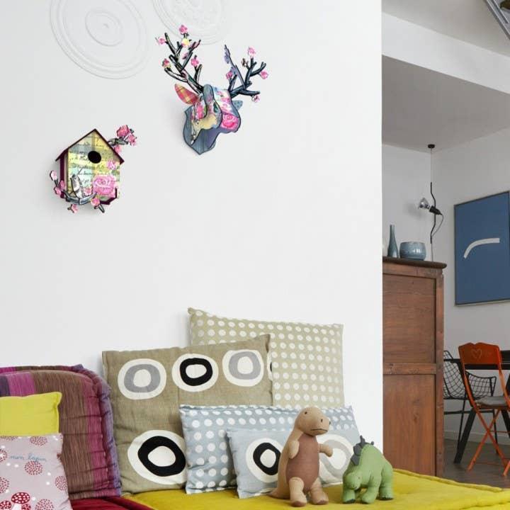 Miho - Eco Deer Head (medium) - Blossom - Image 3