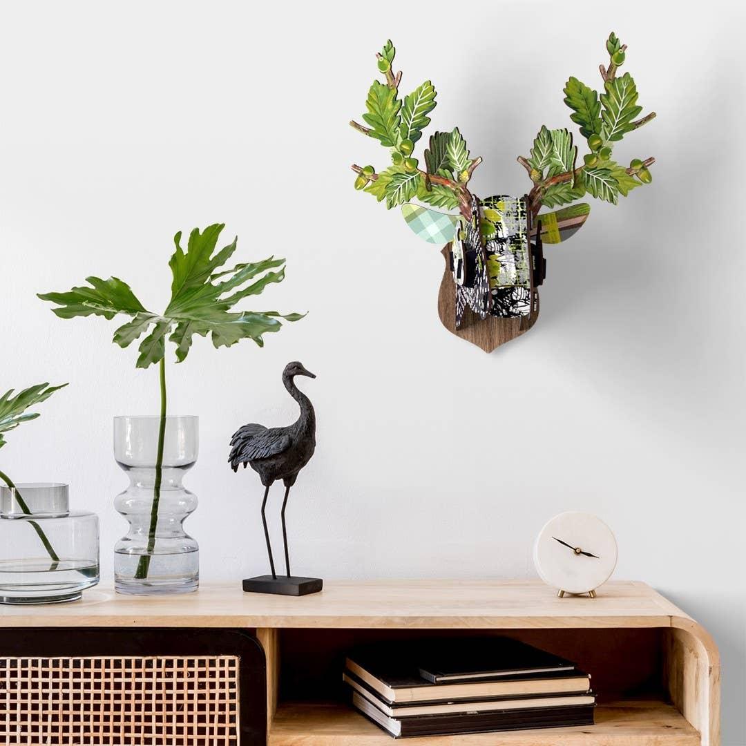 Miho - Eco Deer Head (medium) - Lovers' Oak - Image 2