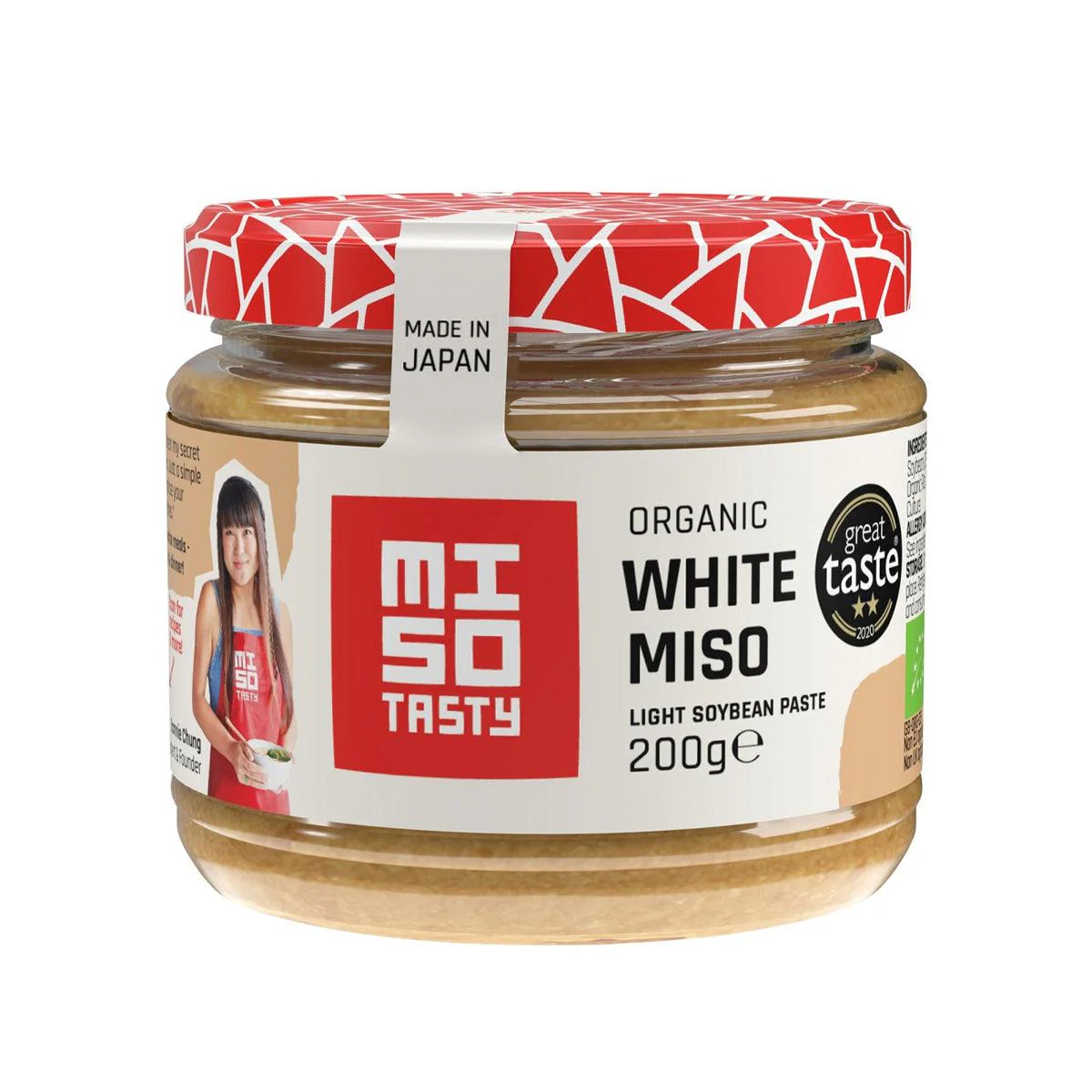 Miso Tasty Organic Shiro White Miso Cooking Paste (200g)
