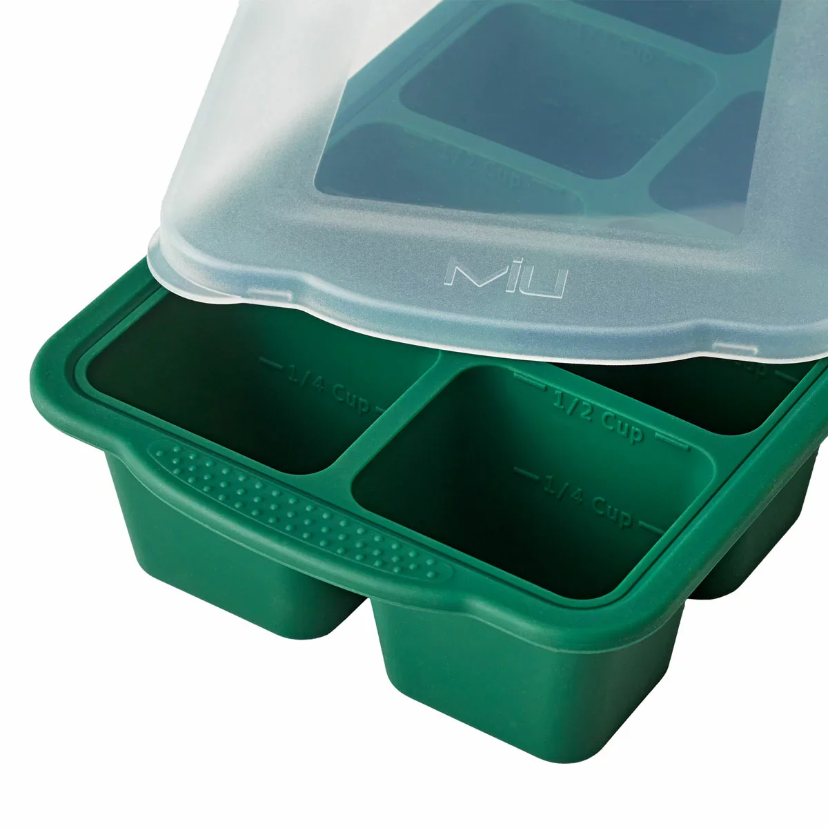 MIU Silicone Freezer Trays with Lids - Green (5-pack) - Image 2