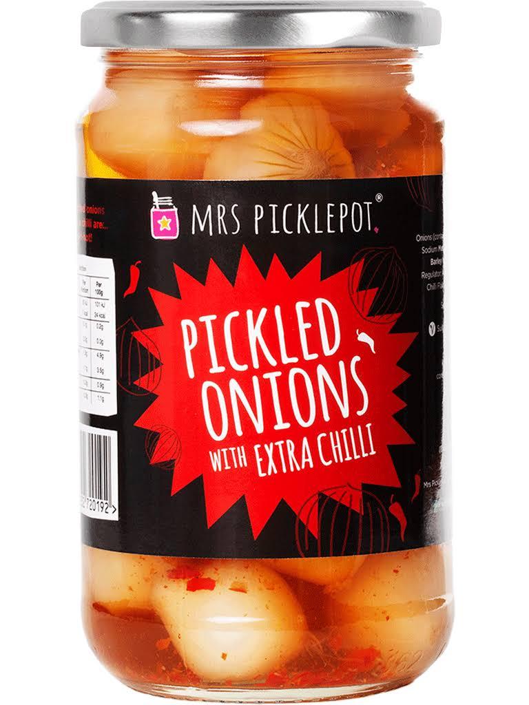 Mrs Picklepot Pickled Onions With Extra Chilli (440g)