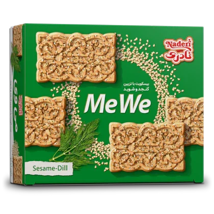 Naderi Sesame Dill Decorated Biscuit - MeWe (600g)
