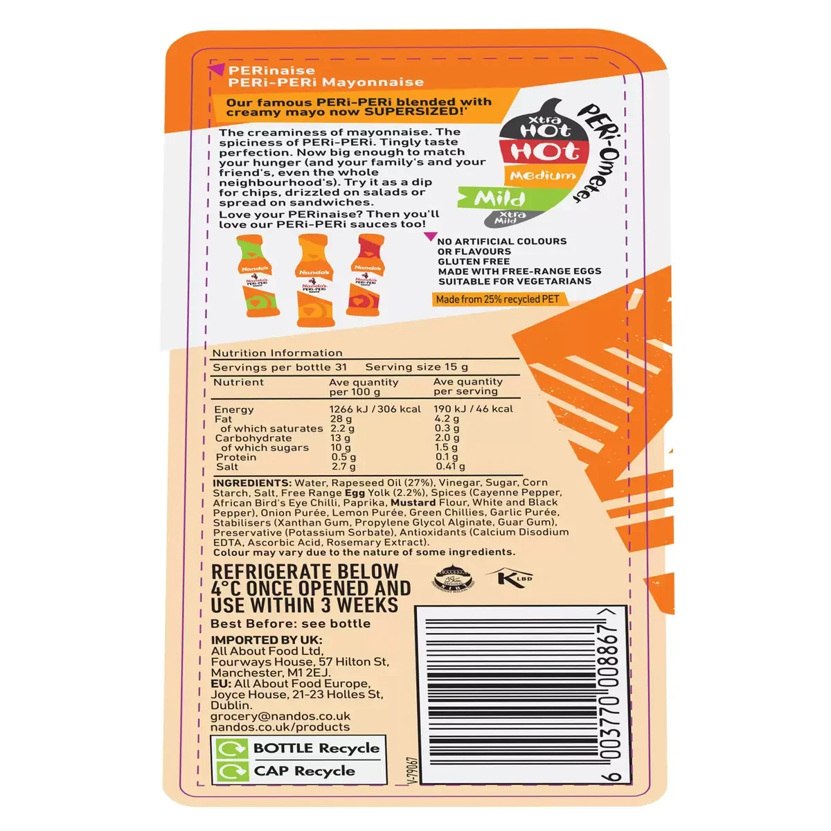 Nando's Perinaise Mild (2x465g) - Image 2