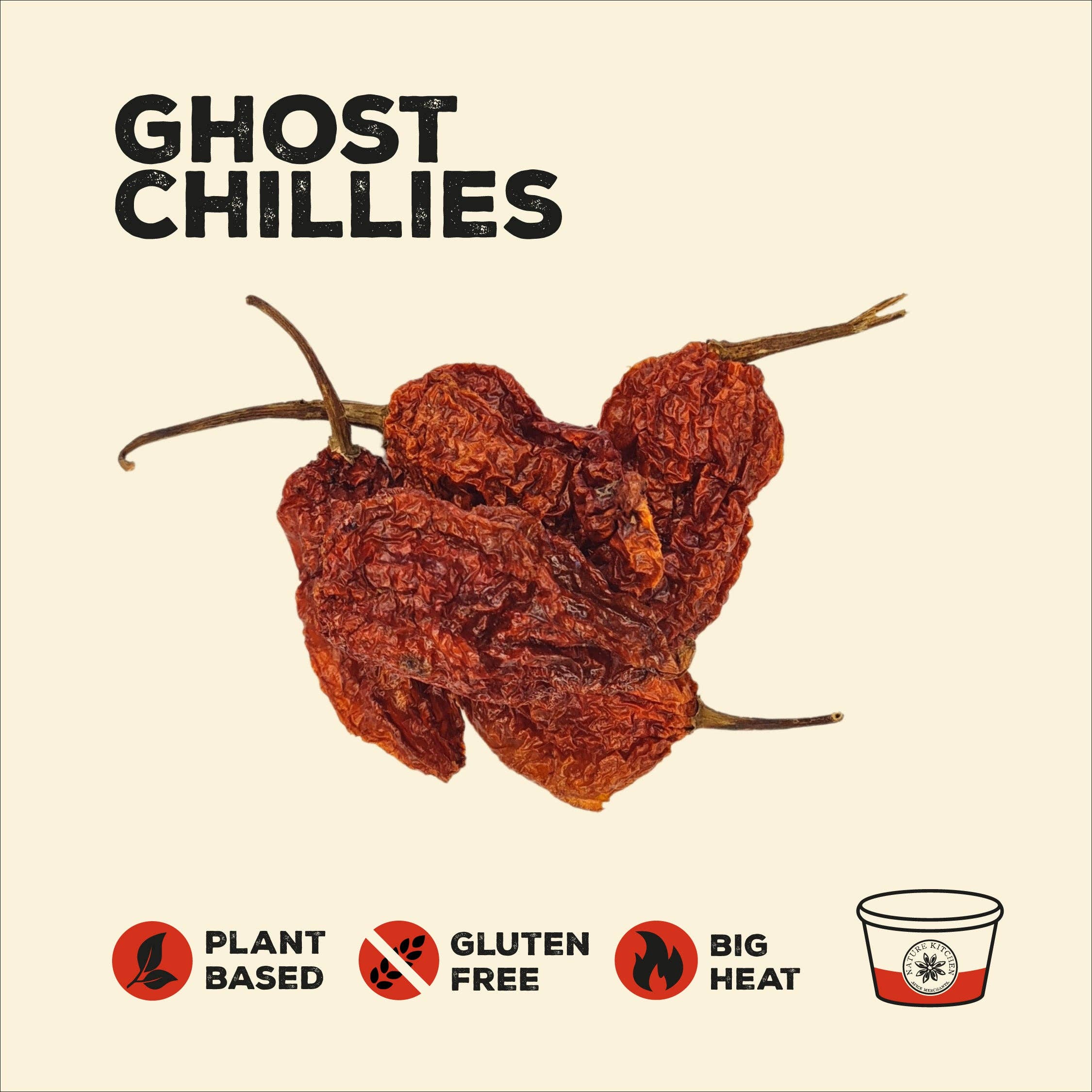 Nature Kitchen Chilli Ghost - Bhut Jolokia (10g) - Image 3