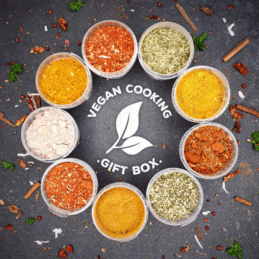 Nature Kitchen Gourmet Vegan Seasoning Selection Gift Box with 9 Spice Pots and Recipe Cards - Image 4