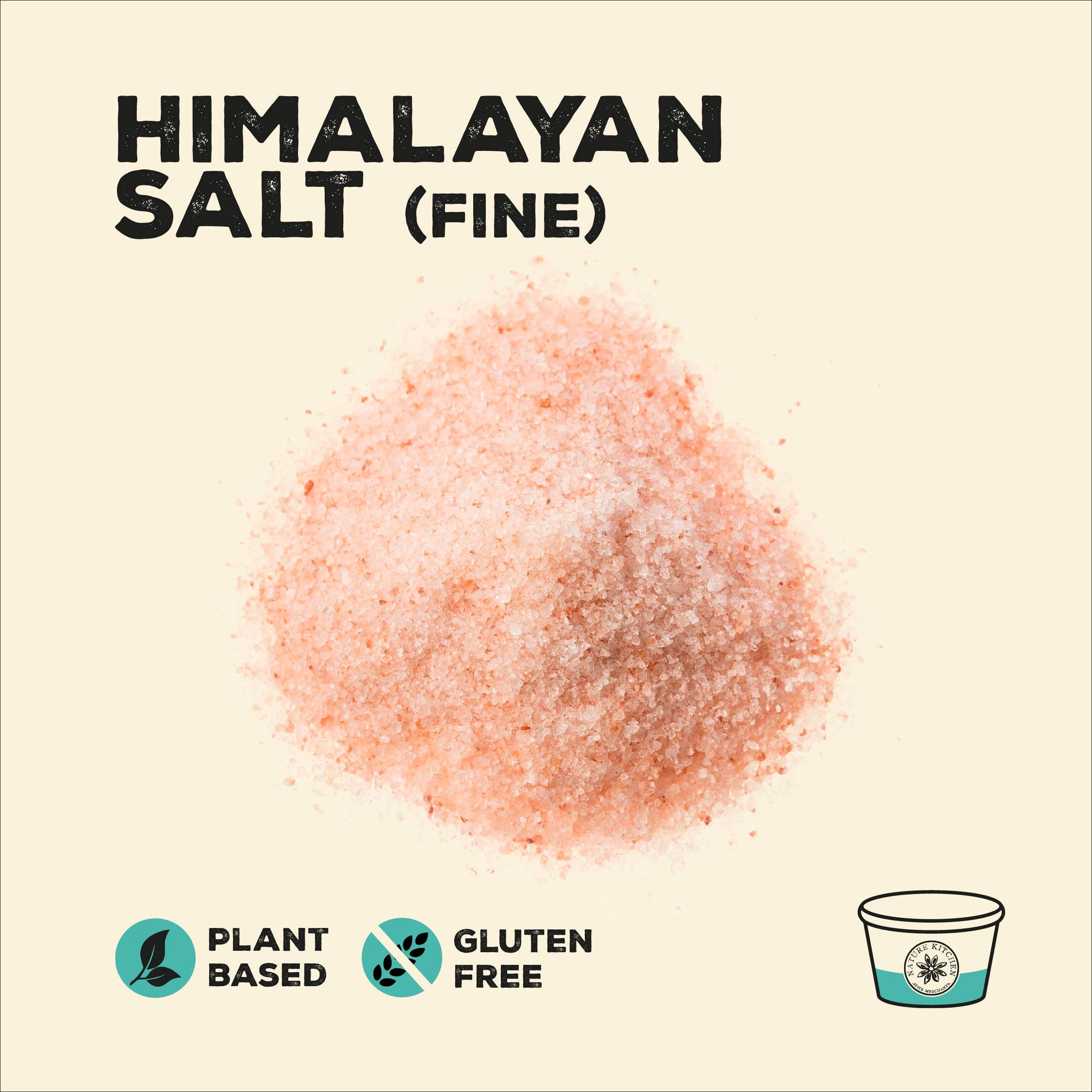 Nature Kitchen Himalayan Fine Salt (120g) - Image 2