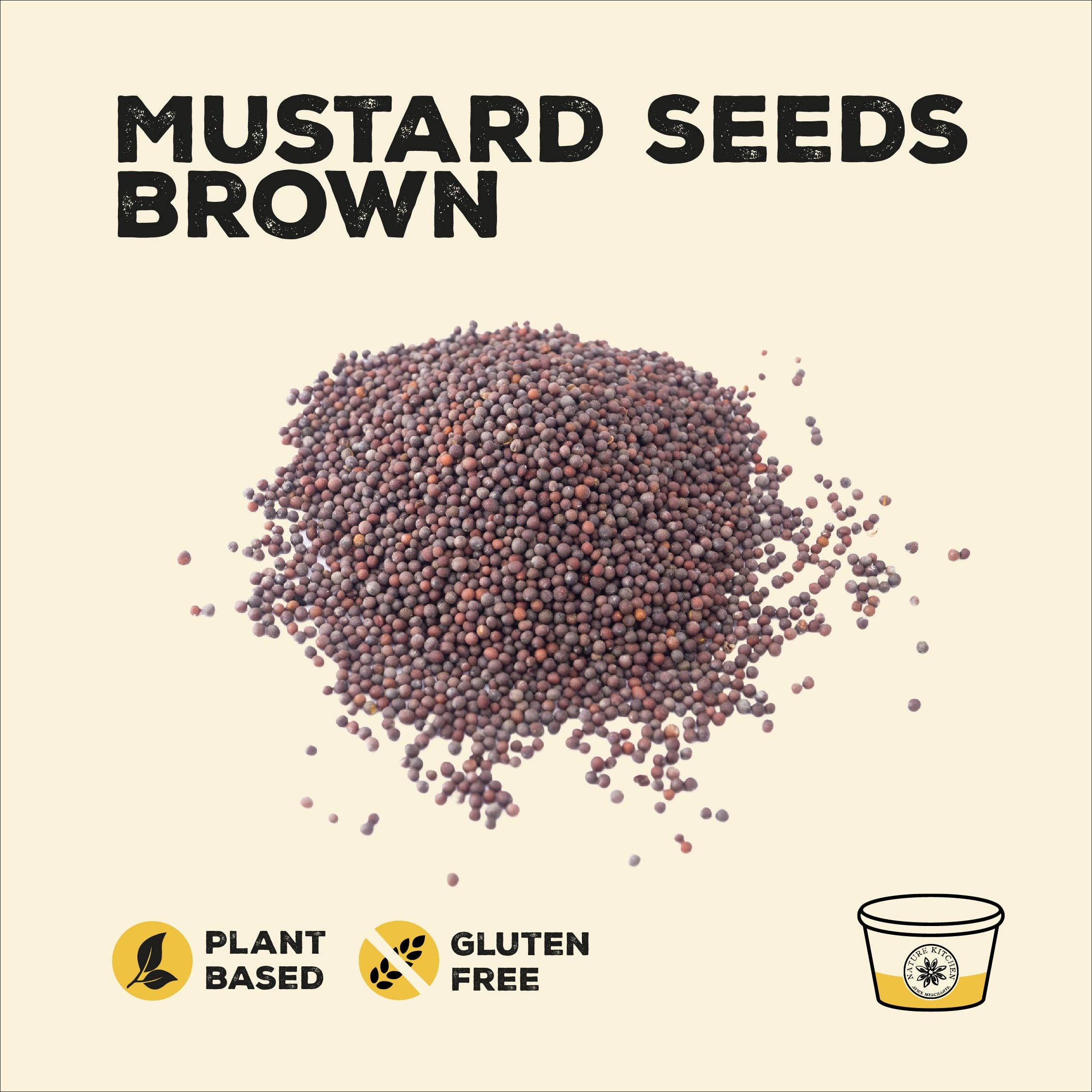 Nature Kitchen Mustard Brown Seed (70g) - Image 2