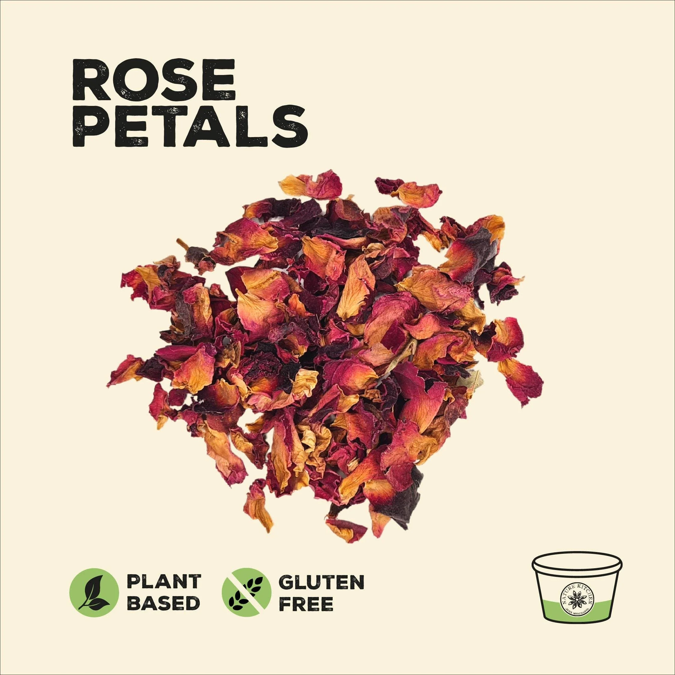 Nature Kitchen Rose Petals Edible (20g) - Image 2