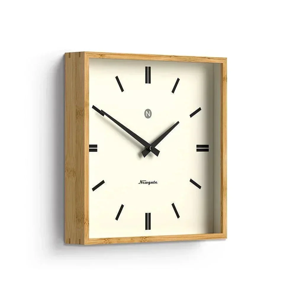 Newgate Fiji Wall Clock - Moped Dial - Bamboo - Image 2