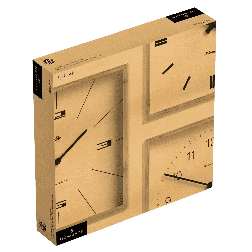 Newgate Fiji Wall Clock - Moped Dial - Bamboo - Image 6
