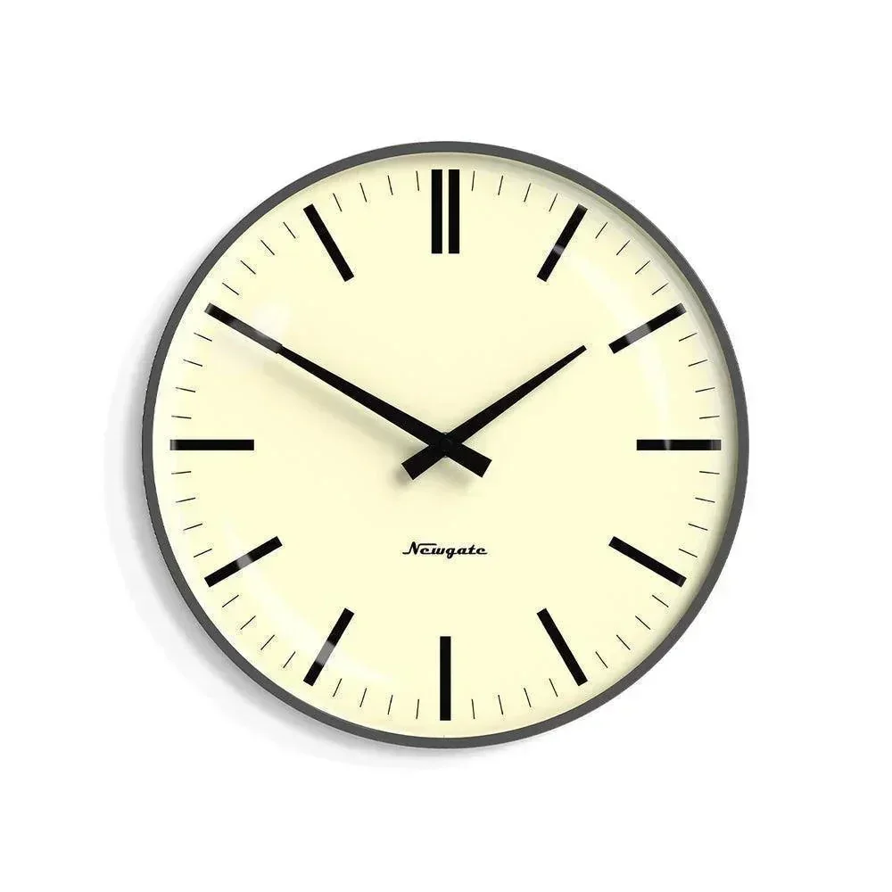 Newgate Radio City Wall Clock - Blizzard Grey