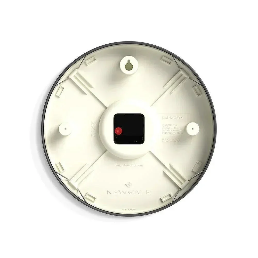 Newgate Radio City Wall Clock - Blizzard Grey - Image 6