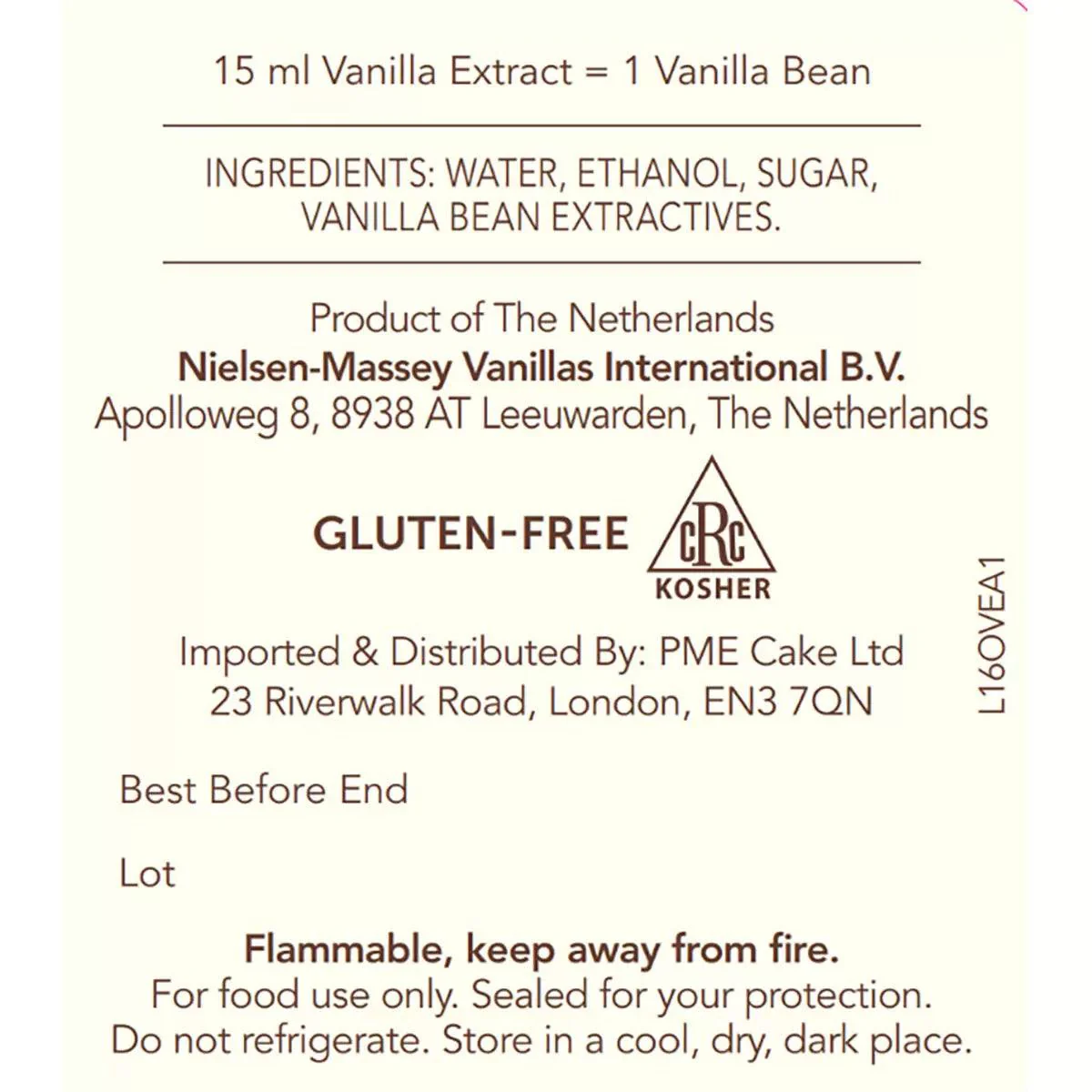 Nielsen Massey Original Vanilla Extract (473ml) - Image 2