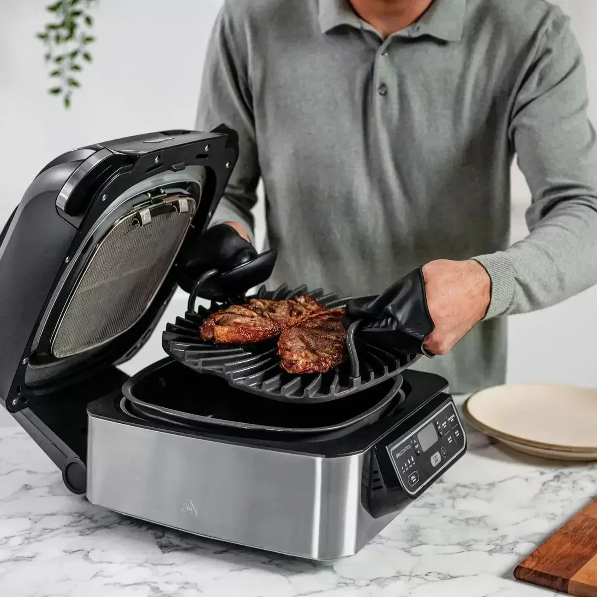 Ninja AG301UKCO Foodi Health Grill & Air Fryer Bundle - Image 5