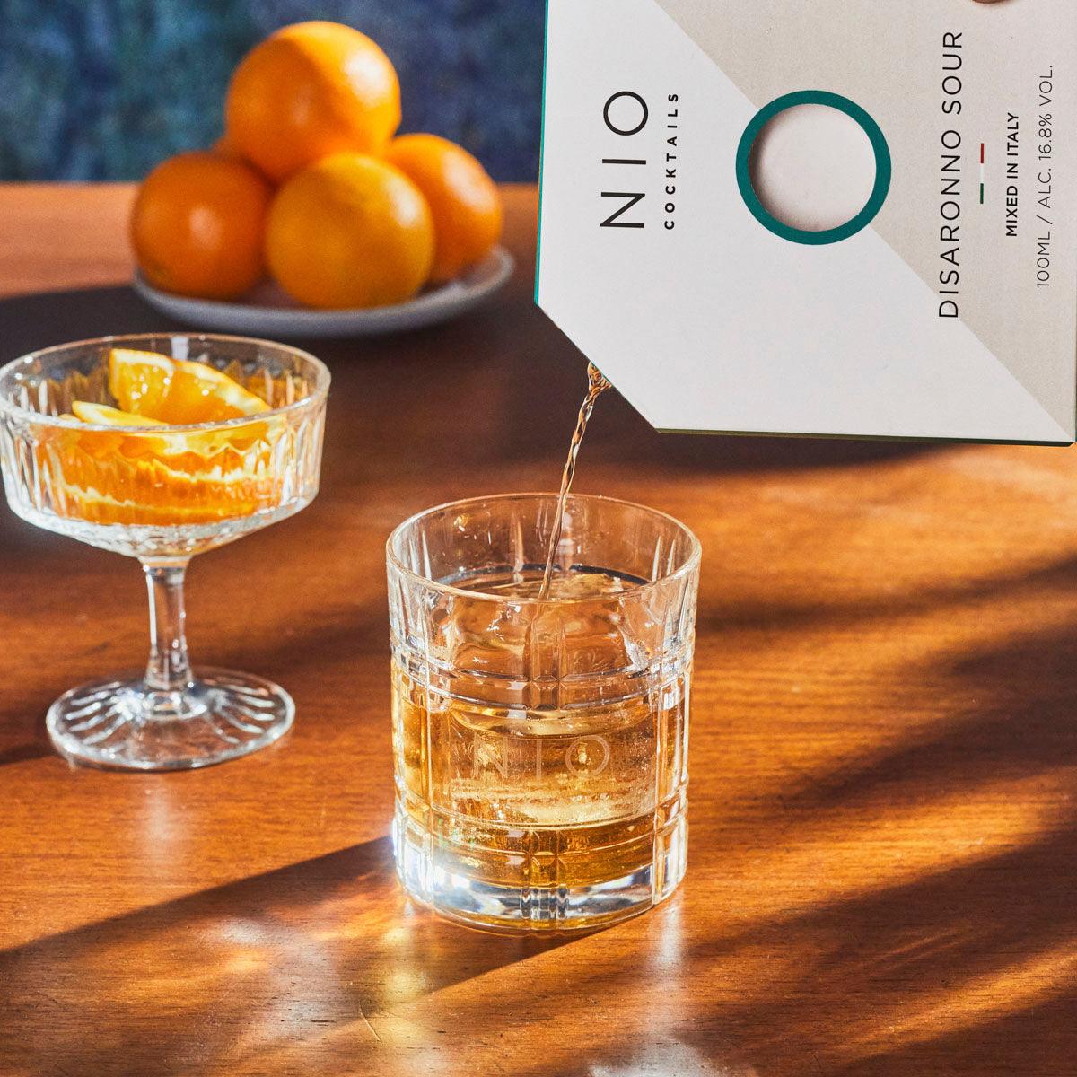 NIO Cocktails - Disaronno Sour Premixed Cocktail (100ml) - Image 3