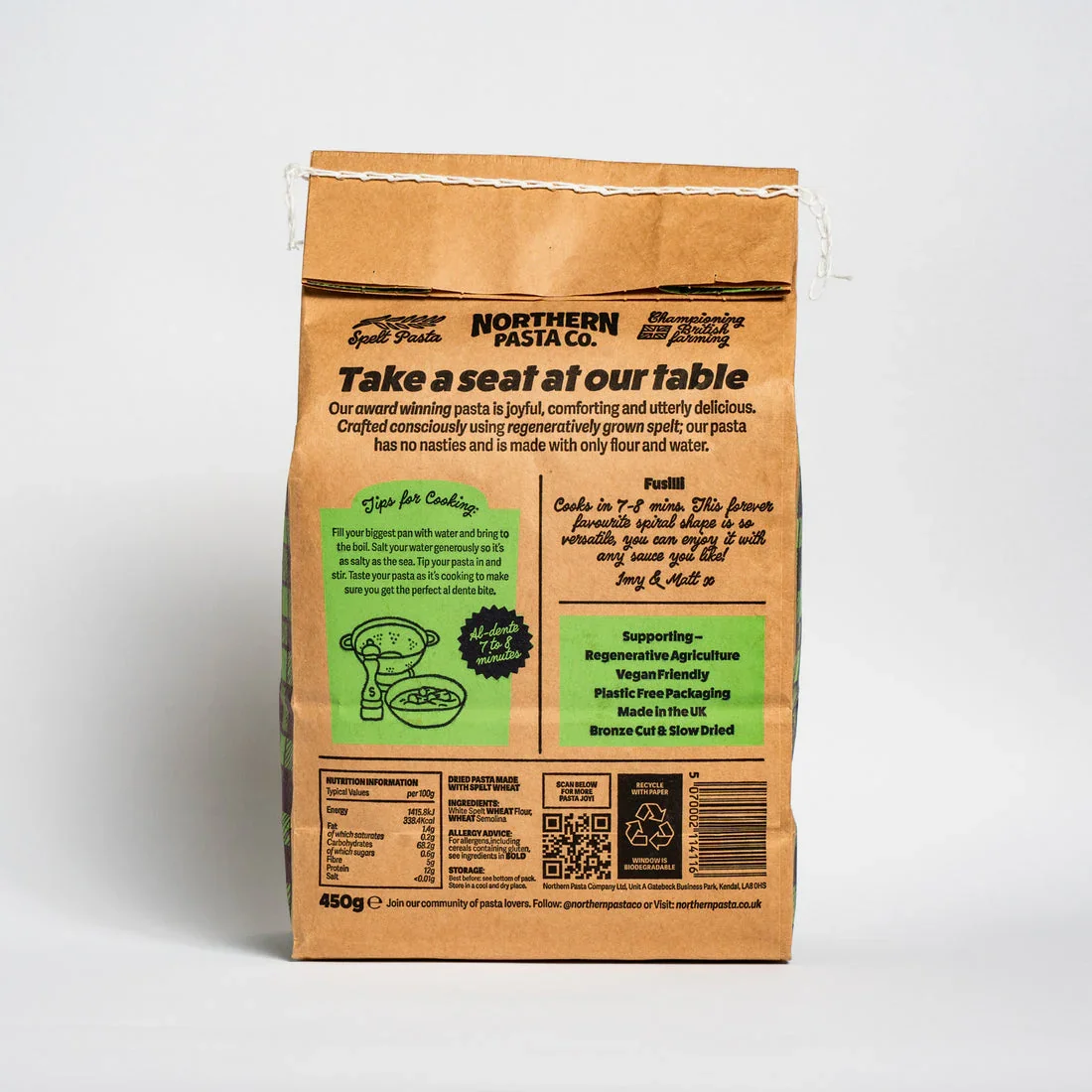 Northern Pasta - Fusilli (450g) - Image 7