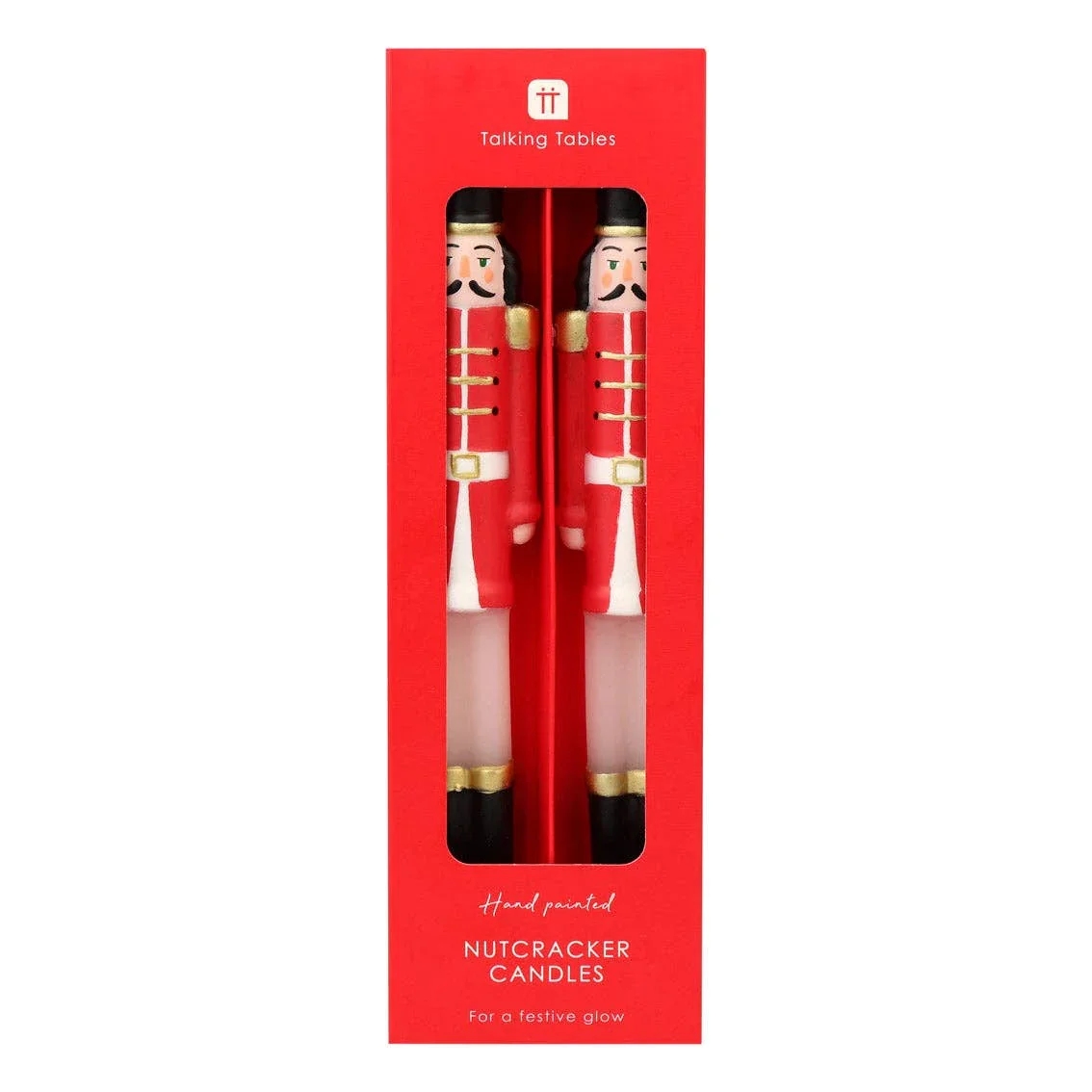 Nutcracker Christmas Dinner Candles - 2 Pack - Image 3