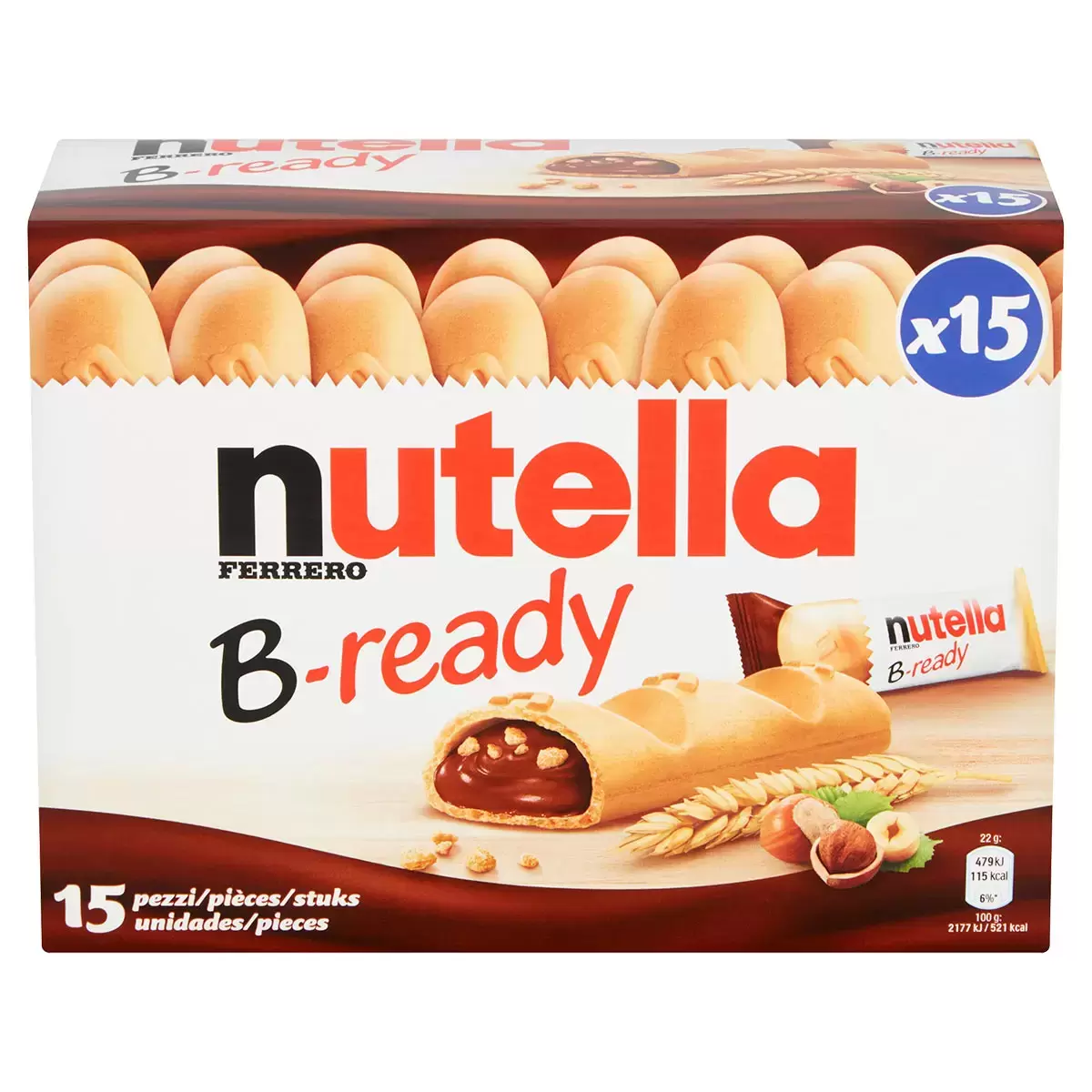 Nutella B-Ready (15x22g) - Image 3