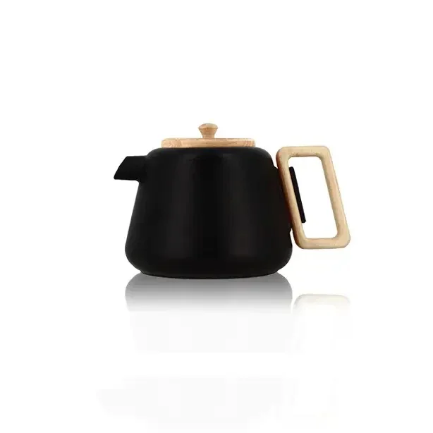 Ogo Living Viggo Cast Iron Teapot - Black (1l)