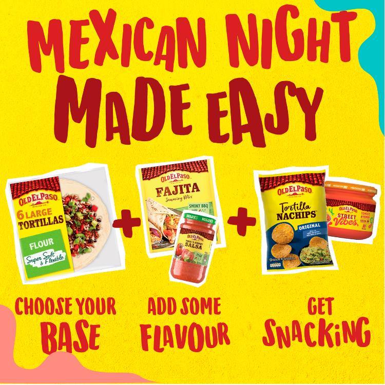 Old El Paso Family Fajita Kit - Smoky BBQ (3x750g) - Image 4