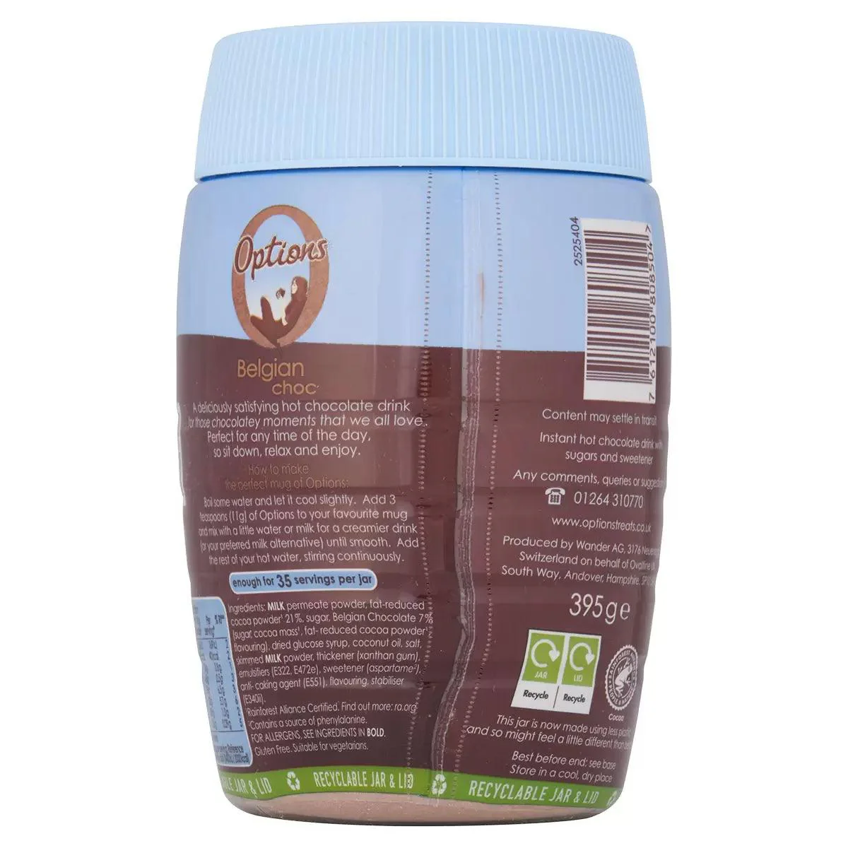 Options Choc-O-Lait Hot Chocolate Powder (2x395g) - Image 3
