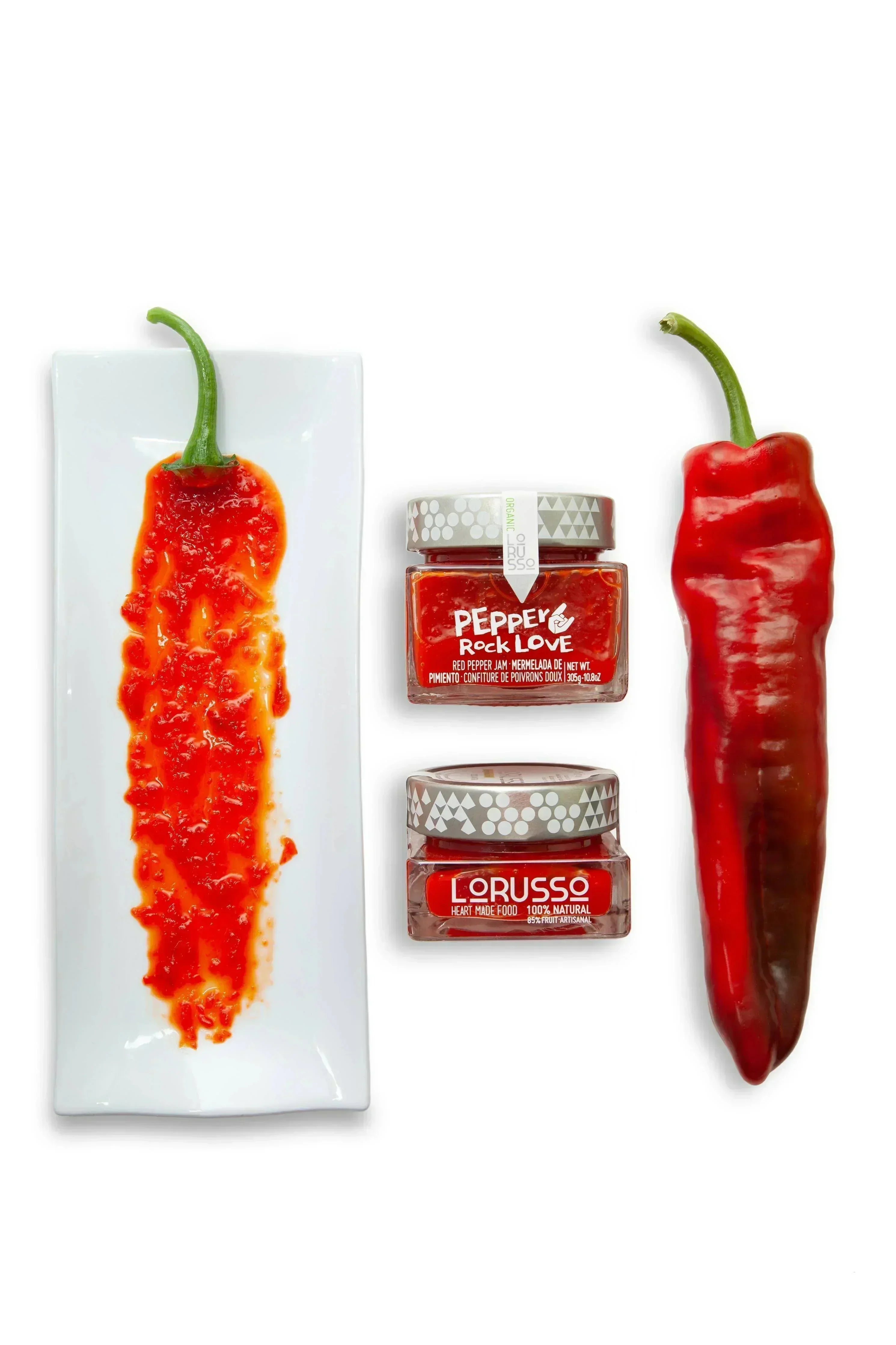 LoRUSSo Organic Artisanal Sweet Pepper Jam (305g) - Image 8
