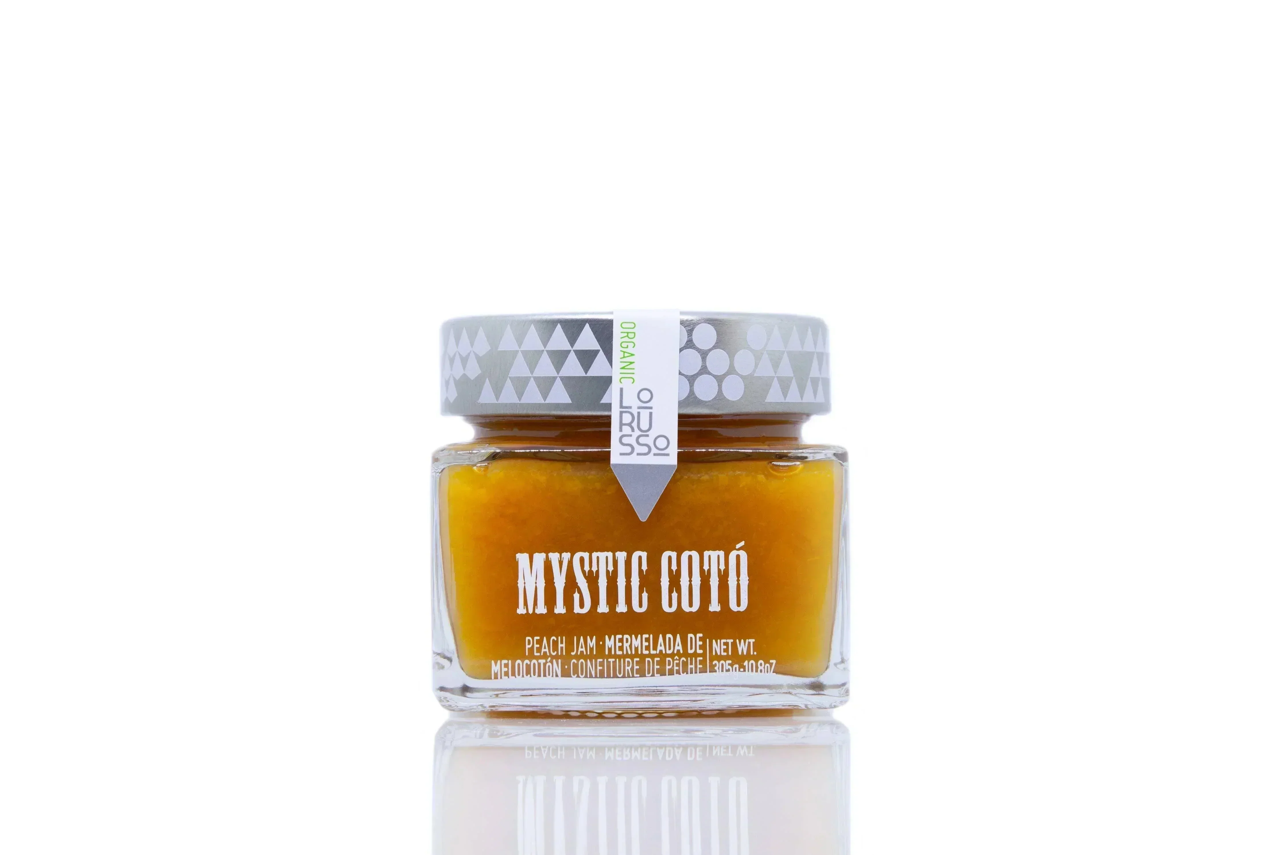 LoRUSSo Organic Artisanal Peach Jam (305g) - Image 2