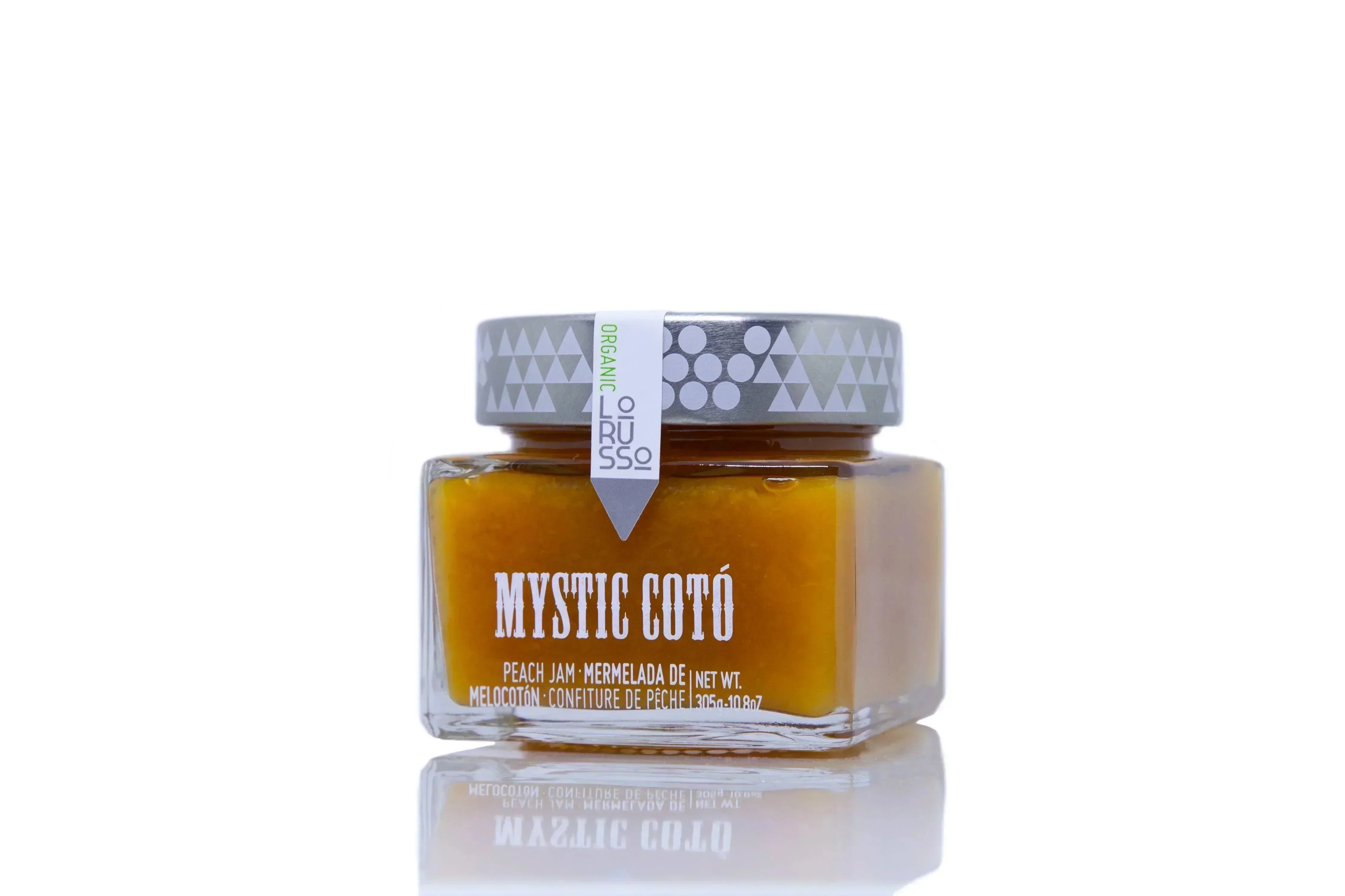 LoRUSSo Organic Artisanal Peach Jam (305g) - Image 3