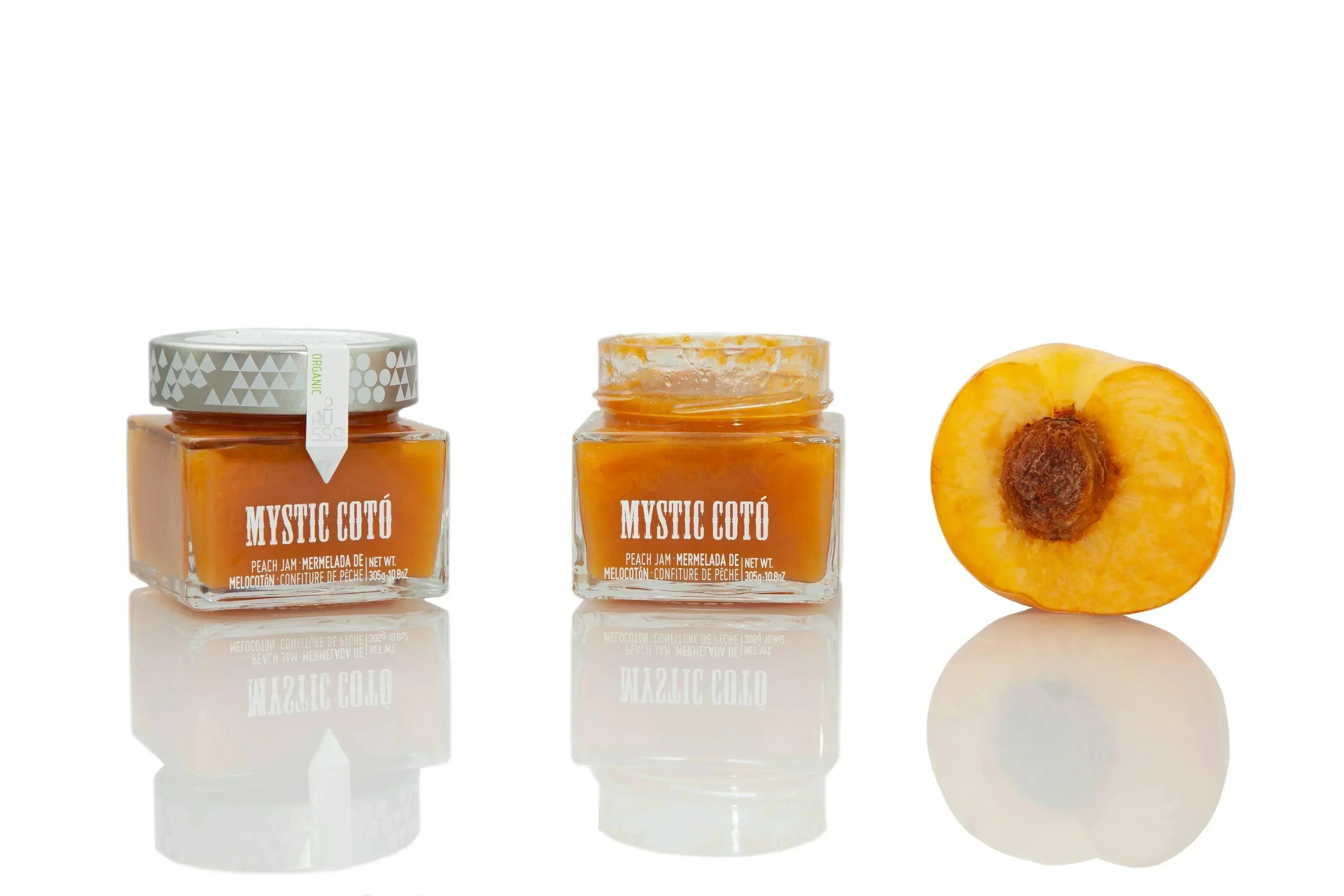 LoRUSSo Organic Artisanal Peach Jam (305g) - Image 6