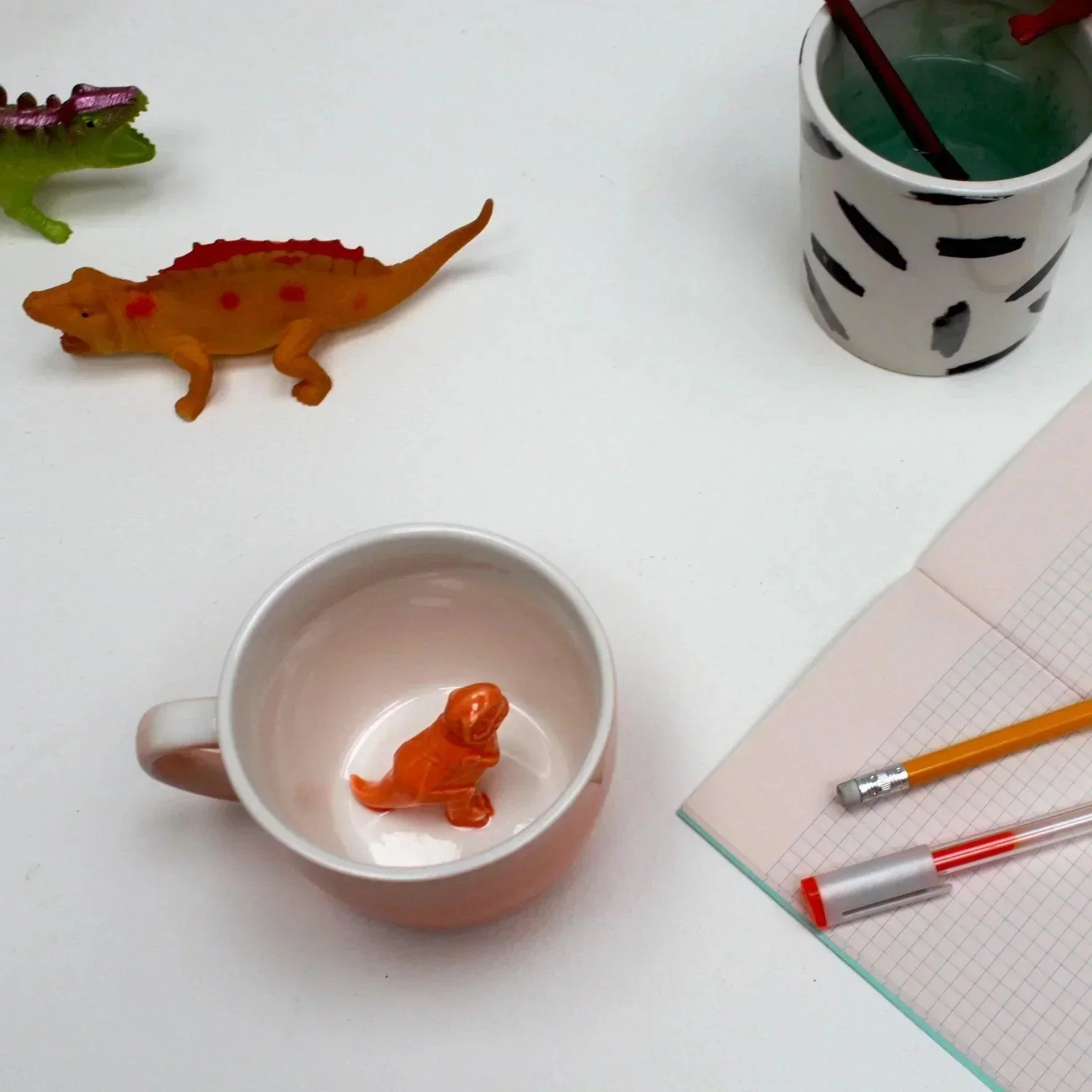 House of Disaster Origami Orange Dino Cup - Image 3