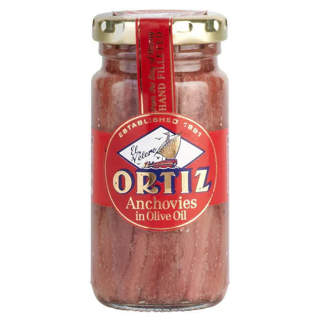 Ortiz Salted Anchovy Fillets In Olive Oil (95g)
