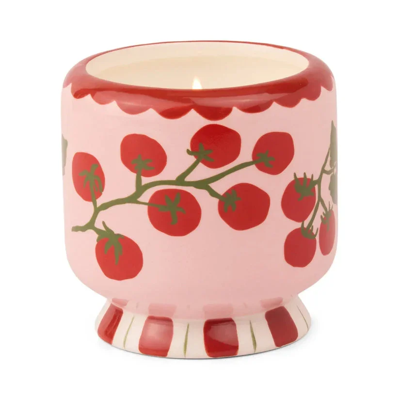 Paddywax A Dopo Heirloom Tomato Hand-Painted Ceramic Candle