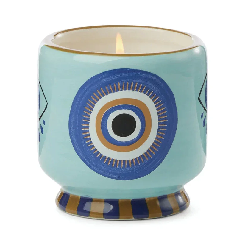 Paddywax A Dopo Incense & Smoke Hand-Painted Ceramic Candle