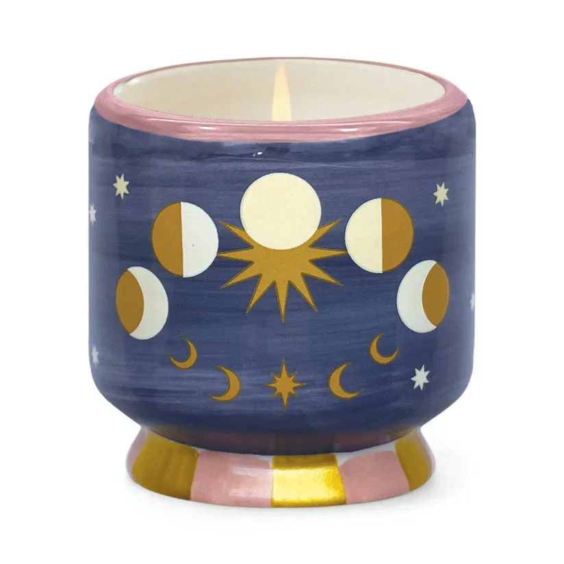 Paddywax A Dopo Jasmine & Rose Hand-Painted Ceramic Candle