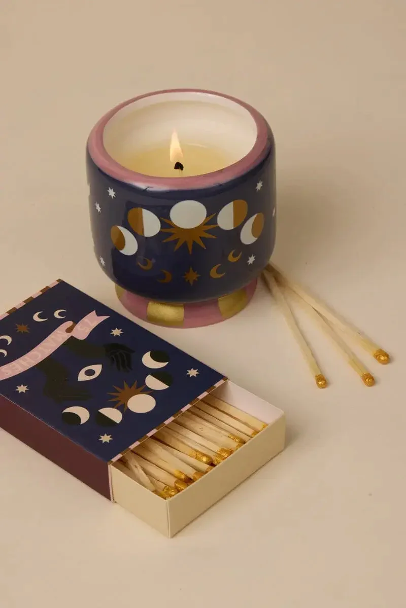 Paddywax A Dopo Jasmine & Rose Hand-Painted Ceramic Candle - Image 3
