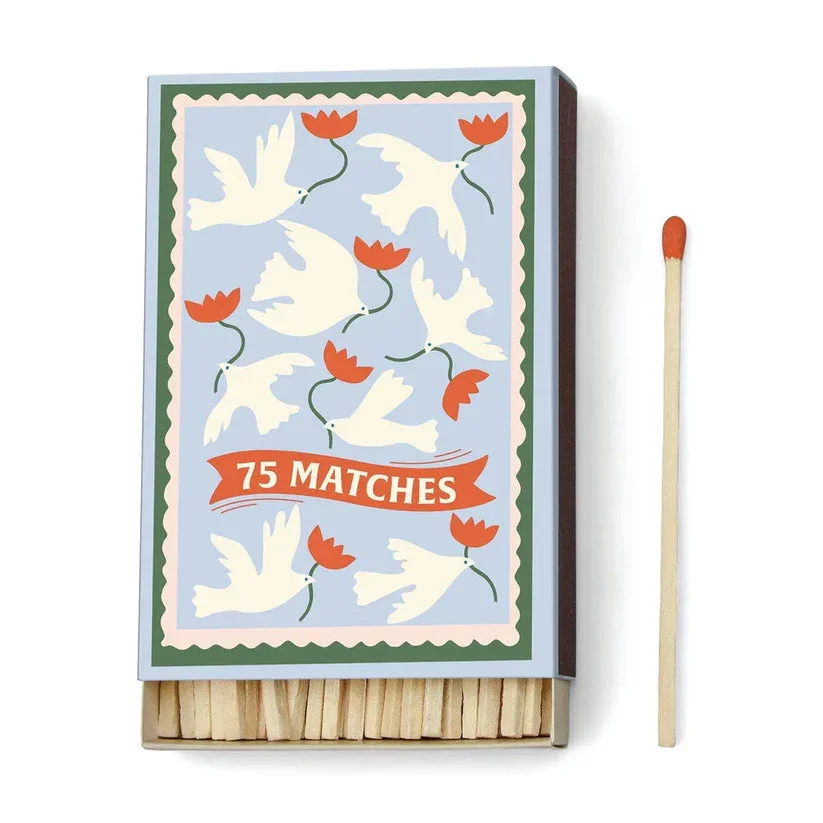 Paddywax A Dopo Box of 75 Long Matches - Flower
