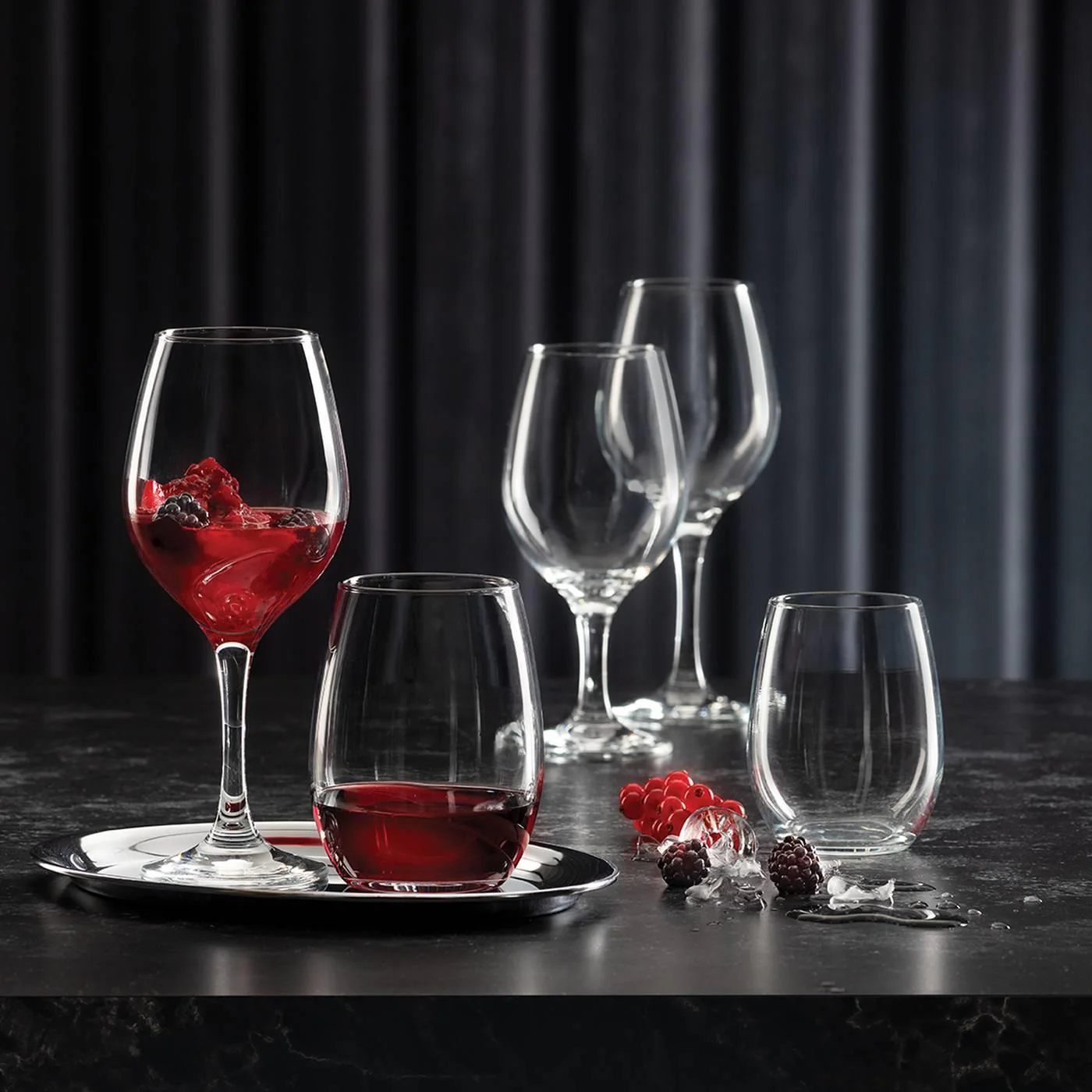 Amber Red Wine Glass - Set of 6 (460ml) - Image 4