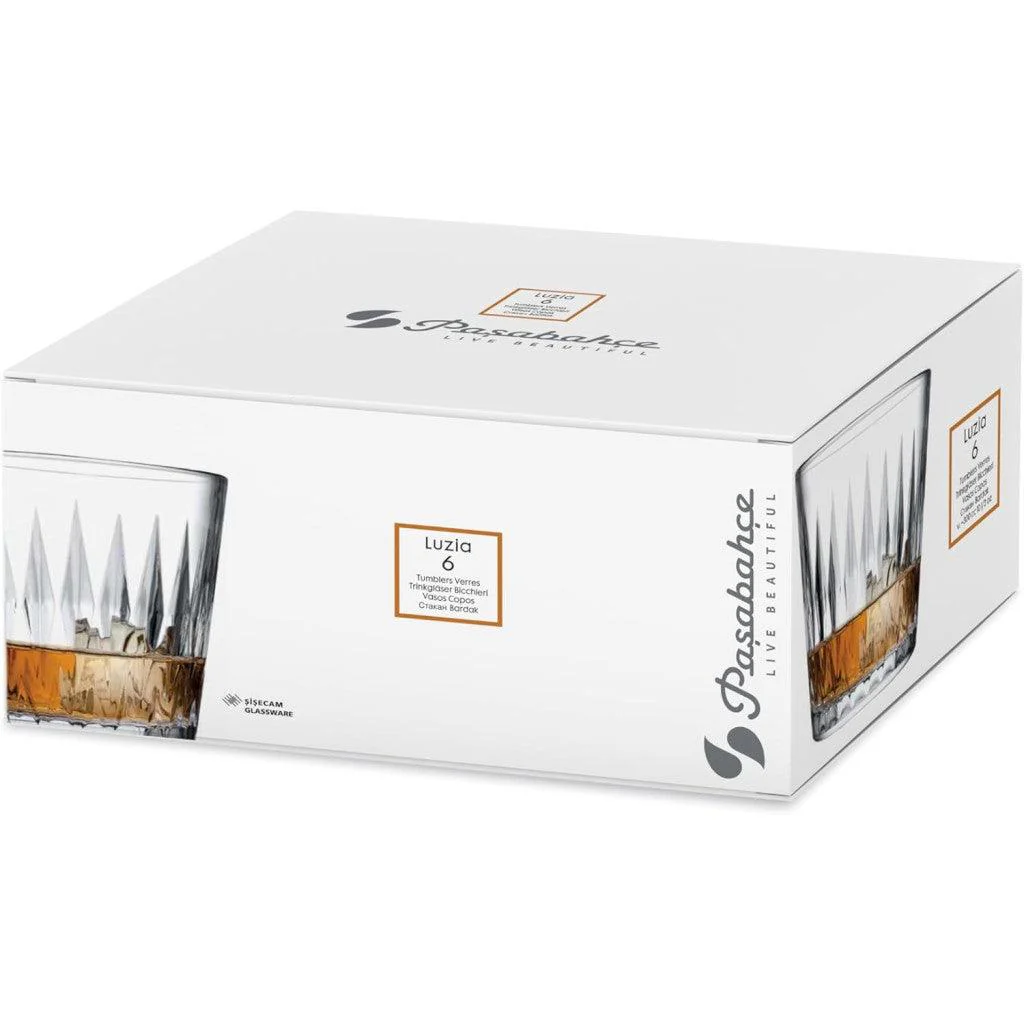 Luzia Whisky Glass - Set of 6 (300ml) - Image 2