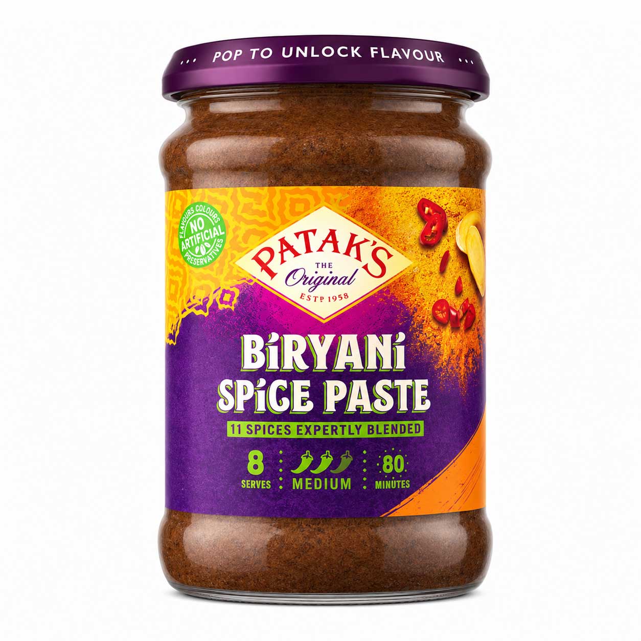 Pataks Medium Biryani Spice Paste (300g)