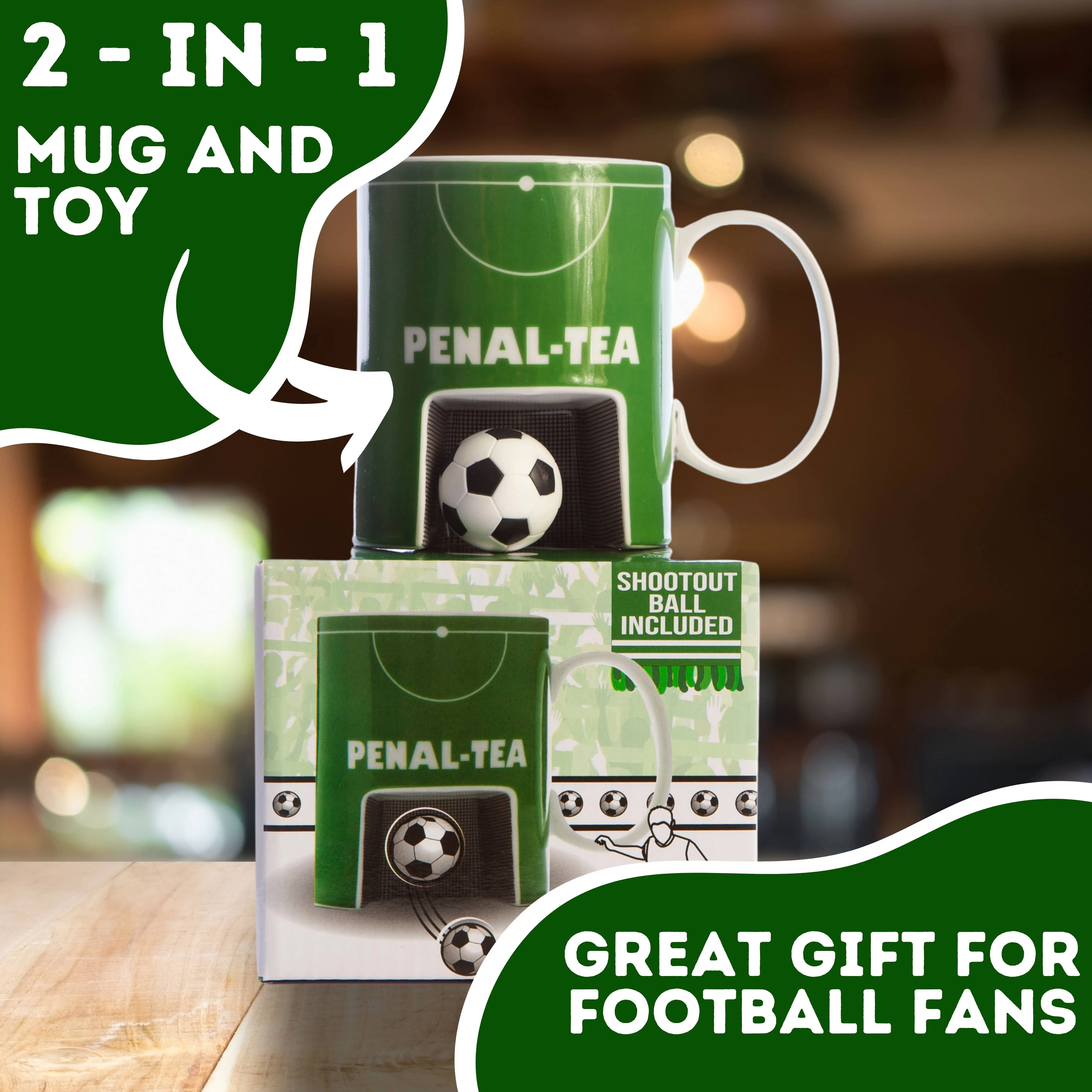 Boxer Gifts Penal-Tea Novelty Football Gift Mug - Men's Gifts - Image 3