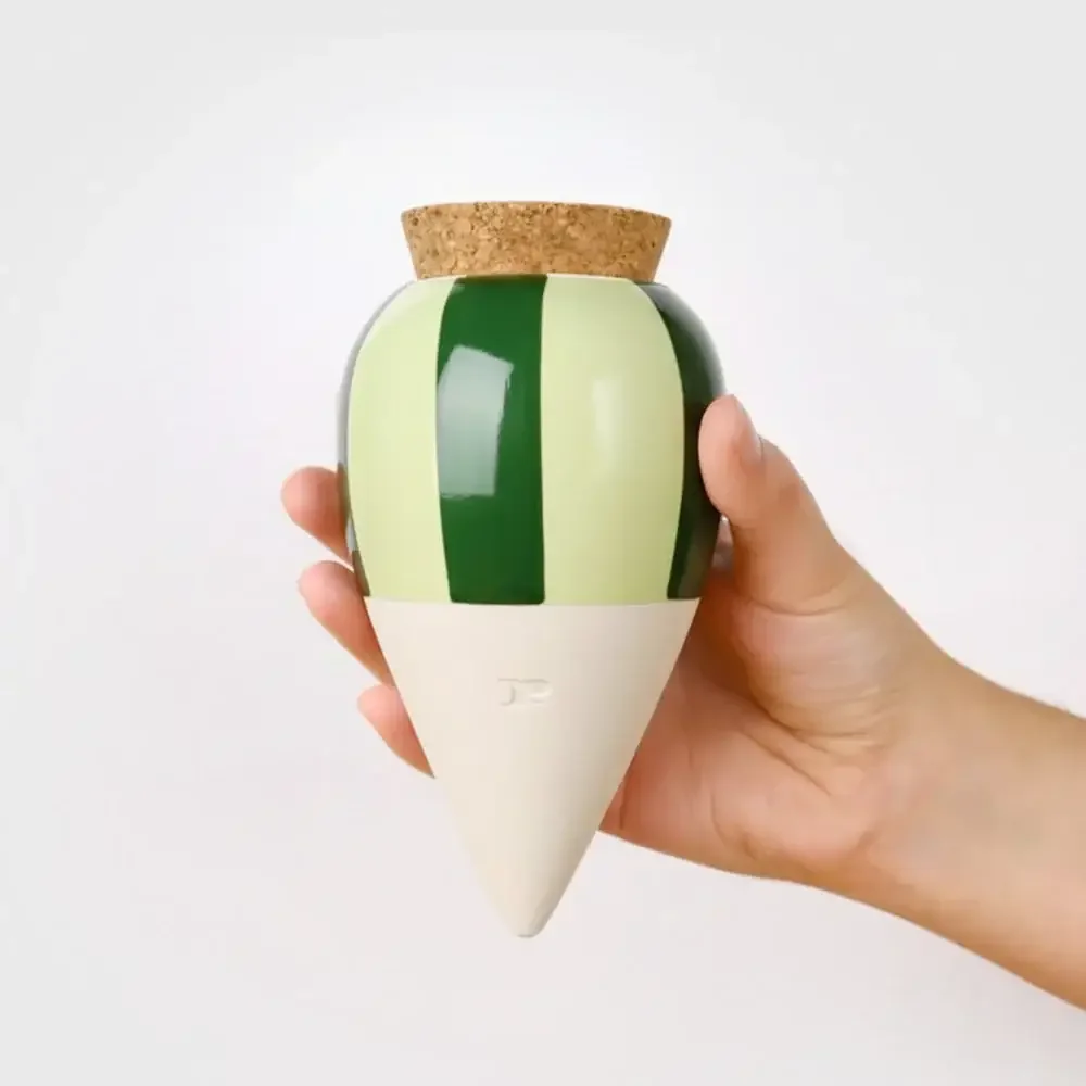 Pepin Olla - Striped green & green