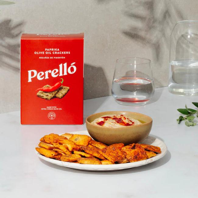 Perello Paprika Olive Oil Crackers (150g) - Image 2