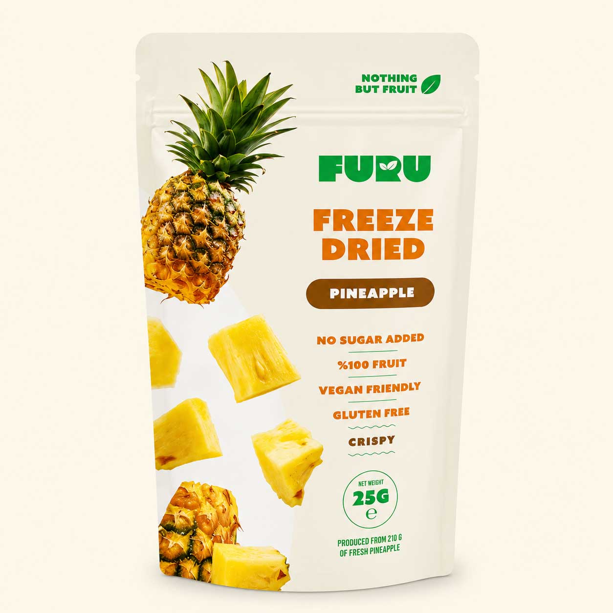 FURU Natural Pineapple Crisps (25g)
